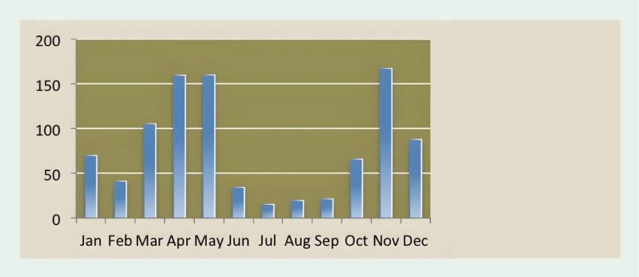Average Monthly Rain